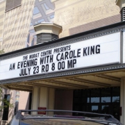 Marquee at the Murat Theater in Indianapolis. Photo by CKP
