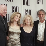 Russ Kunkel, Sherry Kondor, Carole King, Danny Kortchmar -BMI Awards. Photo by Elissa Kline