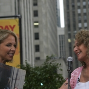 Katie Couric interviews Carole - The Today Show 7-15-05. Photo by Elissa Kline