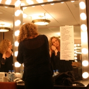 Getting ready for the show at Radio City 07-13-05. Photo by Elissa Kline