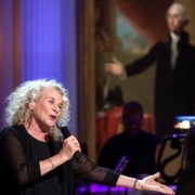 Carole King performs during a concert honoring her in the East Room of the White House, May 22, 2013. President Barack Obama presented King with the 2013 Library of Congress Gershwin Prize for Popular Song. Carole King: The Library of Congress Gershwin Prize In Performance at the White House” can be viewed at pbs.org . Photo credit: White House Photo by David Lienemann.