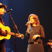 "Crying In The Rain" with Jakob Dylan, Amy Grant & Rami Jaffe.  Photo by Elissa Kline