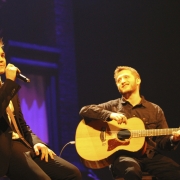 Jesse McCartney & Dillon Kondor performing "Home Again".  Photo by Elissa Kline
