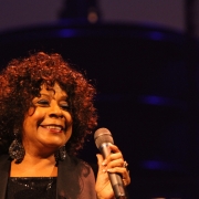 Merry Clayton performing with Carole on "Way Over Yonder".  Photo by Elissa Kline