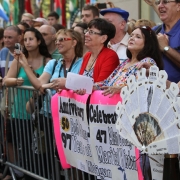 Beautiful fans at the Today Show.  Photo: Elissa Kline 