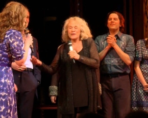 Carole King performs with the Cast of Beautiful live on stage!