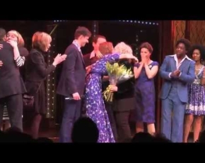 Carole King visits the London production of Beautiful – The Carole King Musical